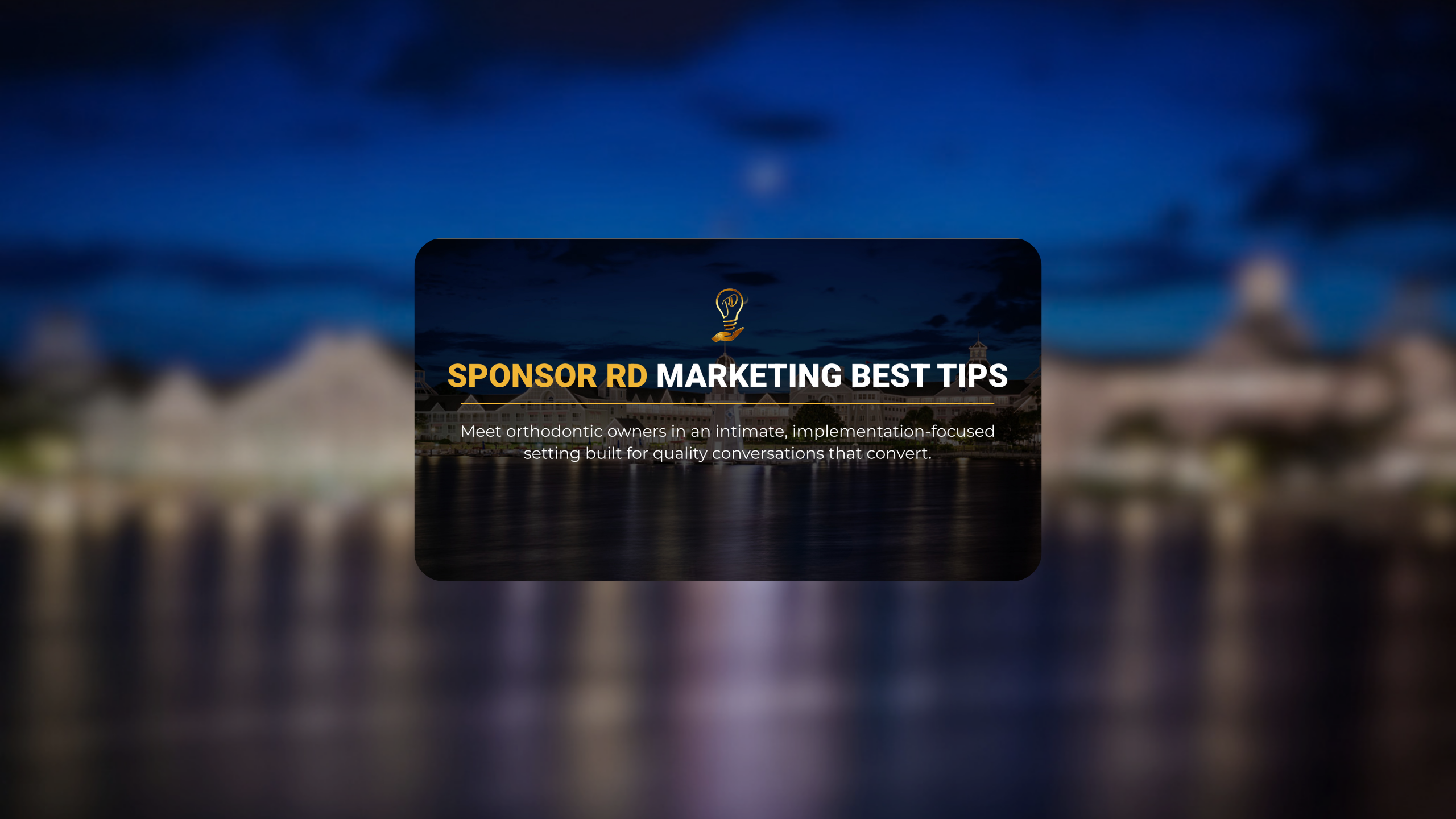 RD Marketing Best Tips Meeting